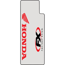 Factory Effex Honda Clear w/Red Logo Upper Fork Decals