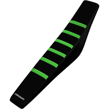 Strike Seats Kawasaki KX250/450F 12-16 Green/Black/Black Gripper Ribbed Seat Cover