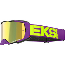 EKS Brand Lucid Caliber Purple/Gold Mirror Goggles