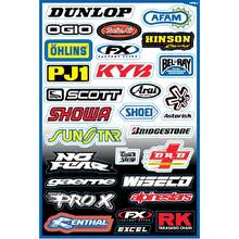Factory Effex Sponsor Kit A Sticker Sheet