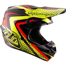 Troy Lee Designs 2026 GP Pro Slides Black/Yellow Kids Helmet