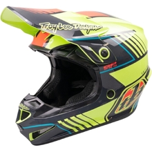Troy Lee Designs 2025 GP Pro Segment Glo Yellow Kids Helmet