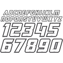 Factory Effex Iron On Jersey ID Kit