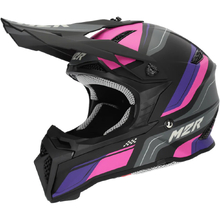 M2R X2.1 Pulse PC-7F Pink/Purple/Black Kids Helmet