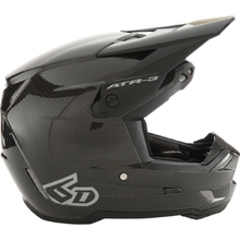 6D ATR-3 Solid Gloss Black Carbon Helmet