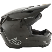 6D ATR-3Y Solid Gloss Black Kids Helmet