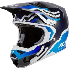 Fly Racing 2027 Formula S Carbon Byte Blue/White Helmet
