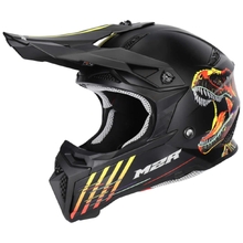 M2R X2.1 T-Rex PC-1F Red Kids Helmet