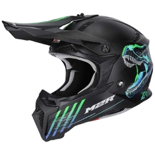 M2R X2.1 T-Rex PC-2F Blue Kids Helmet