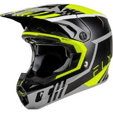 Fly Racing 2027 Formula CC Strike Grey/Black/Hi Vis Helmet