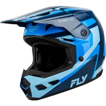 Fly Racing 2027 Kinetic Sync Navy Blue/Light Blue Helmet