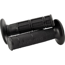 Domino Half Waffle Soft Black MX Grips