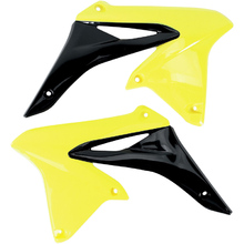Acerbis Suzuki RMZ450 08-17 Yellow Radiator Shrouds