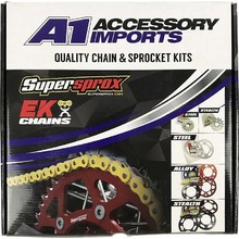 Supersprox KTM 50SX Mini 14-16 Chain and Steel Sprockets Kit - 10/42T