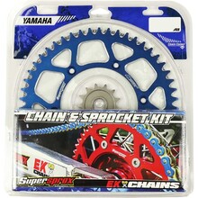 Supersprox Kawasaki KX450F 19-25 Chain and Blue Alloy Sprockets Kit - 13/50T