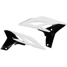 Acerbis Yamaha WRF450 12-15 YZF250 10-13 White/Black Radiator Shrouds