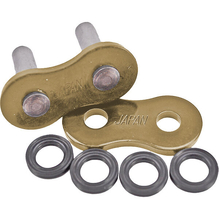 EK Chains 520 3D RV Gold Chain Rivet Link