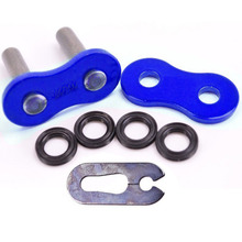 EK Chains 520 QX-Ring H/Duty Blue Chain Clip Link