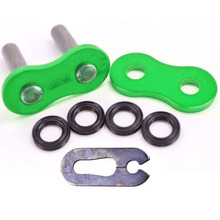 EK Chains 520 QX-Ring H/Duty Green Chain Clip Link