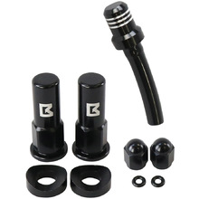 Ballards Anodized Black Bling Accessory Set