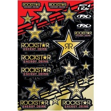 FX Rockstar Energy Gold Chrome Sticker Sheet