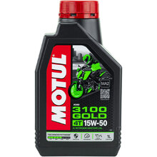 Motul 1L 3100 Gold 15W50 4T Engine Oil