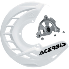 Acerbis Yamaha YZ/YZF/WR/WRF White X-Brake Front Disc Cover & Mount Kit