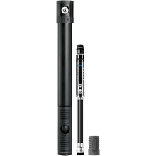 Crankbrothers Klic Midnight HV Hand Pump w/ Gauge & CO2 Inflator
