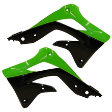 Acerbis Kawasaki KX450F 12-15 Green/Black Radiator Shrouds