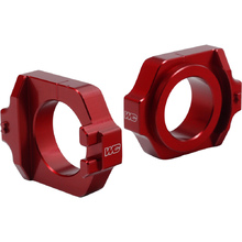 Works Connection Honda CRF250/450/R/X Red Elite Axle Blocks