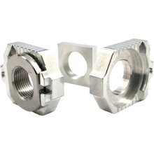 Works Connection KTM/Husqvarna 23-27 Elite Silver Axle Blocks Kit