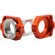 Works Connection KTM/Husqvarna Elite Orange Axle Blocks Kit