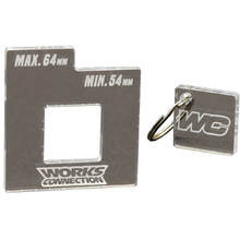 Works Connection Kawasaki KX85 15-25 54mm-64mm Chain Gauge
