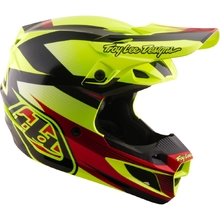 Troy Lee Designs 2026 SE5 Polycarbonate Ripper Flo Yellow Helmet