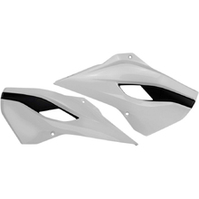Acerbis Husqvarna TC/FC 14-15 TE/FE 14-16 White/Black Radiator Shrouds