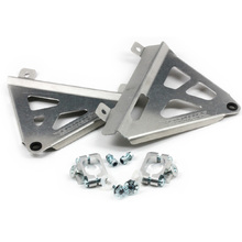 Works Connection Yamaha YZ250F 24-27 YZ450F 23-27 Silver Radiator Braces