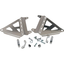 Works Connection Honda CRF 250R/450R 25-26 Silver Radiator Braces