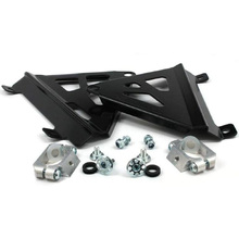 Works Connection Yamaha YZ450FX 19-23 Black Radiator Braces