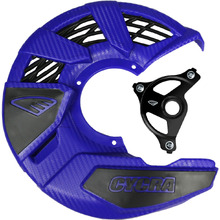 Cycra Yamaha YZ125/250 04-25 YZ250/450F 04-13 Blue Disc Cover & Black Mount Kit
