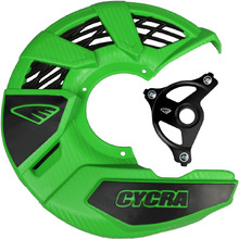 Cycra Kawasaki KX250F 06-20 KX450F 06-18 Green Disc Cover & Black Mount Kit