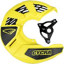 Cycra Suzuki RMZ 250/450 07-27 Yellow Disc Cover & Black Mount Kit