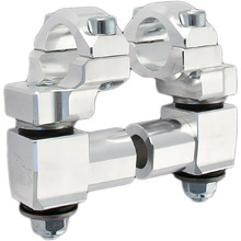 ROXspeedFX 1 1/8" Fat Bar Clear Anodised Pivoting Anti-Vibration Bar Risers