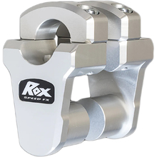 ROXspeedFX 1 1/8" Fat Bar Clear Anodised Pivoting Bar Risers