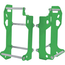 CrossPro Kawasaki KXF450 10-11 Green Radiator Guard