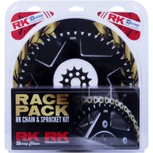 RK Honda CR125R 04-07 CRF250R/X 04-17 Gold/Black Pro Chain & Sprocket Kit