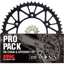 RK Honda CR250R / CRF450R/X/RX Gold/Black Pro Chain & Sprocket Kit