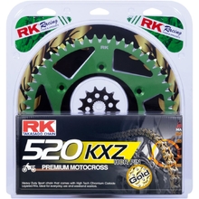 RK Kawasaki KX250F 06-24 Green Lite Chain & Sprocket Kit