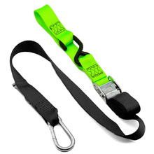 Kustom Hardware Black/Green 38mm Snap Hook Tie Downs