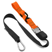 Kustom Hardware Black/Orange 38mm Snap Hook Tie Downs