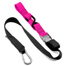 Kustom Hardware Black/Pink 38mm Snap Hook Tie Downs